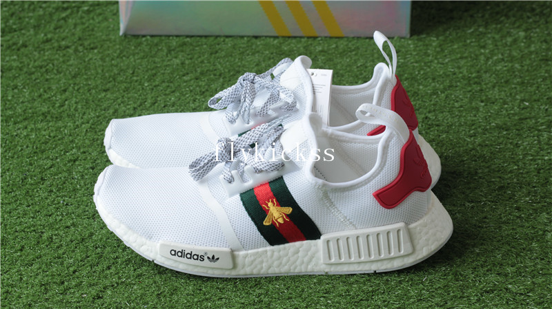 Real Boost Adidas NMD R1 X GC Bee White